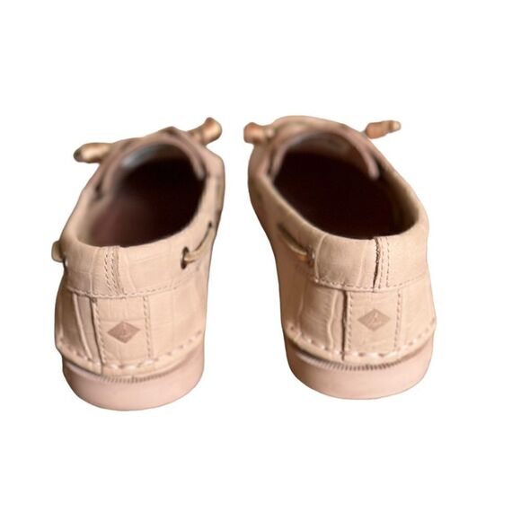Sperry Vida Croc Nubuck Boat Shoes Pink Size 6 - Picture 5 of 8